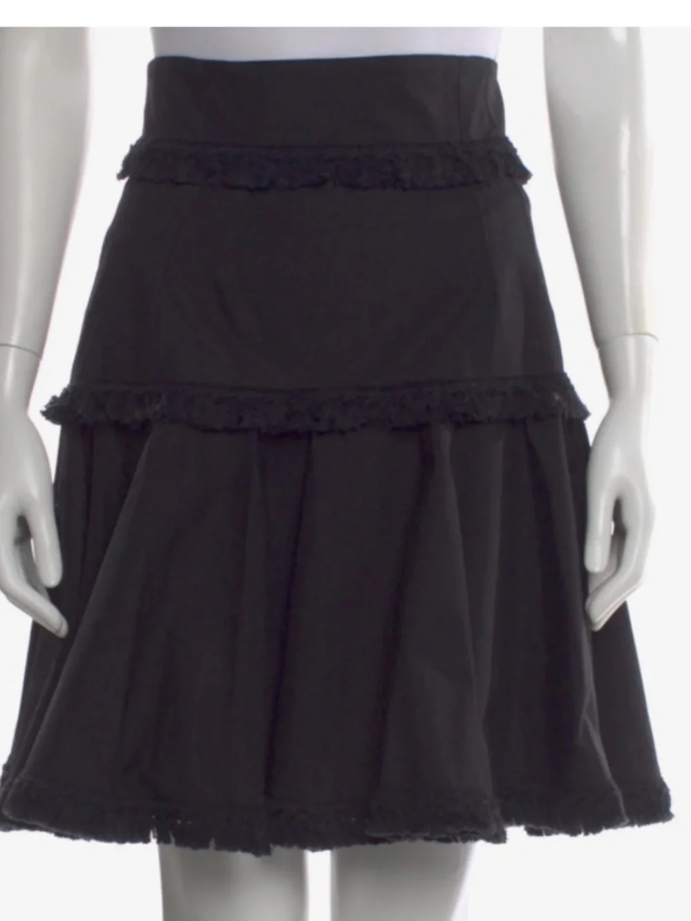 Dolce & Gabbana Cotton Tiered Mini Skirt